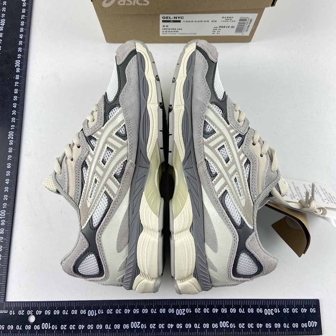 ASICS Gel-NYC Oyster Grey NYC (Cream) - Image 10