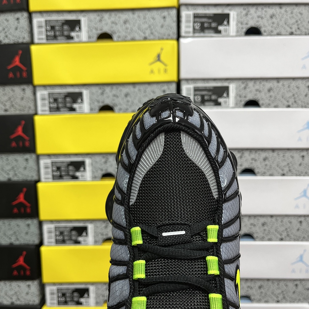Nike Shox TL Wolf Grey Lime Blast - Image 2