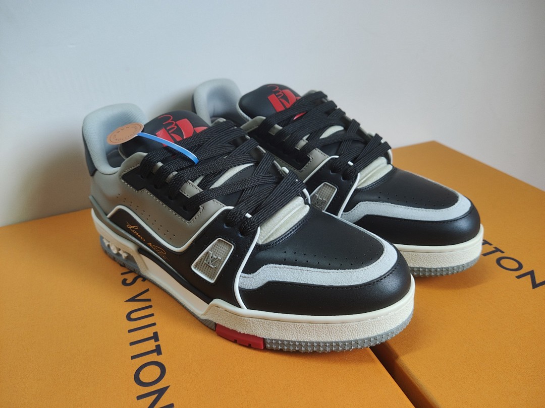 Louis Vuitton LV Trainer (Black Grey) - Image 6