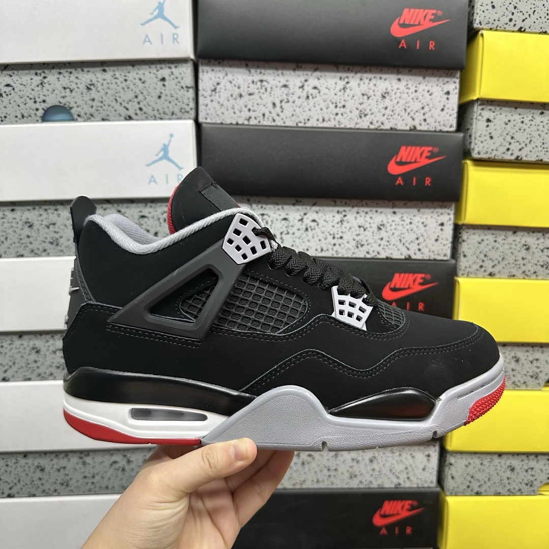 Nike Jordan 4 Retro OG (Bred) - Image 2