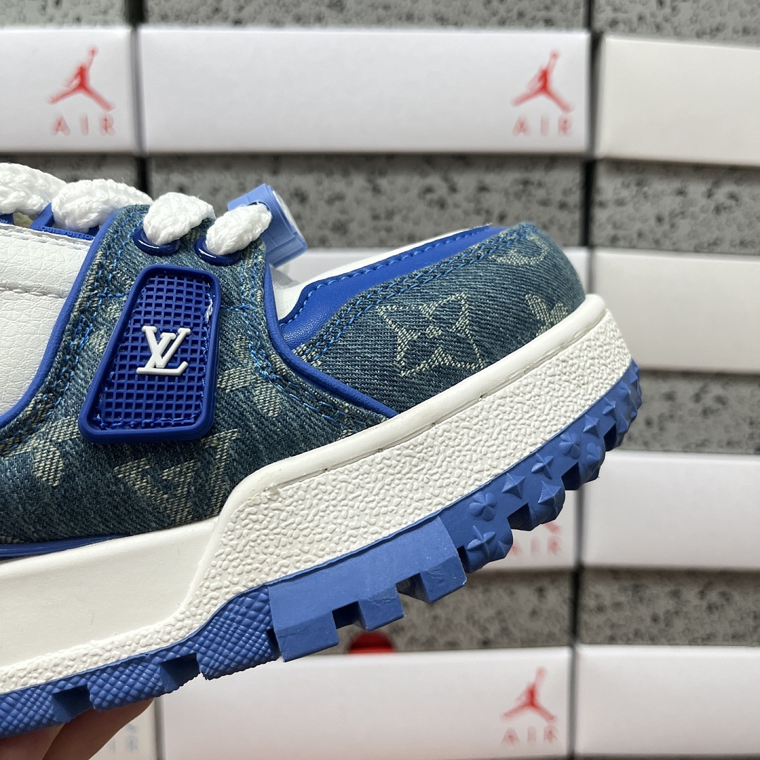 Louis Vuitton Trainer Maxi (Blue White) - Image 3