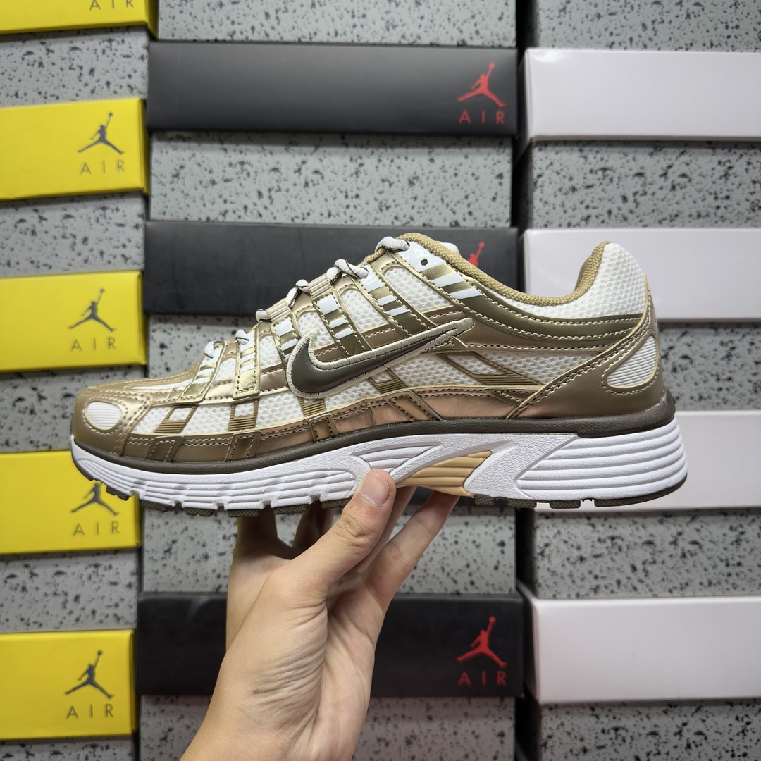 Nike P-6000 Sail Linen Dark Hazel - Image 7