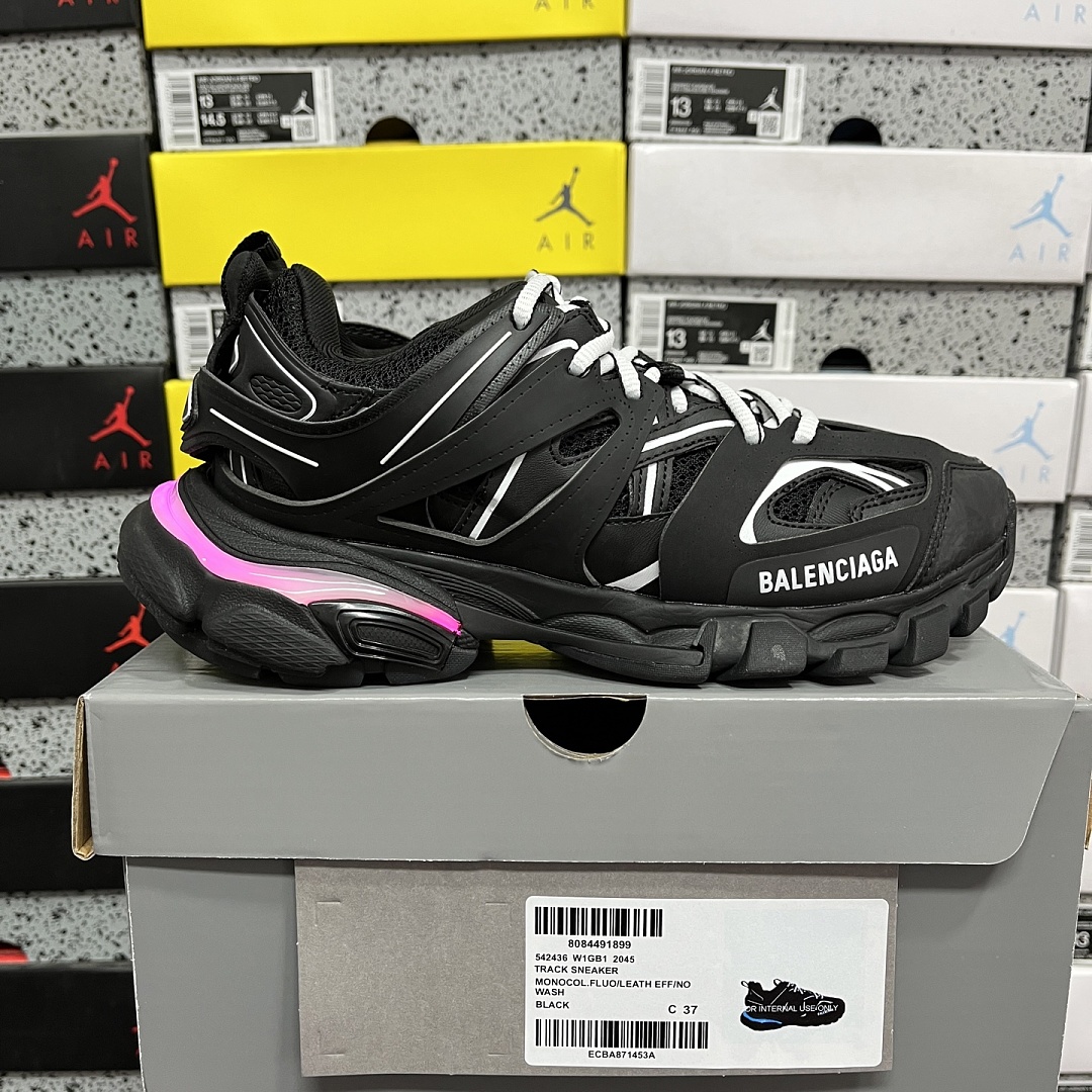 Balenciaga BLCG Track 3.0 Black White LED