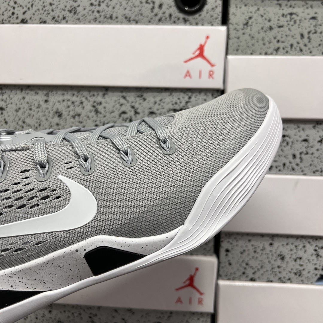 Nike Kobe 9 EM Low Protro TB Wolf Grey ZK9 (White) - Image 7