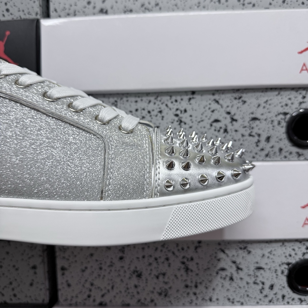 Christian Louboutin CL 3220460SV71 Silver Stud - Image 7
