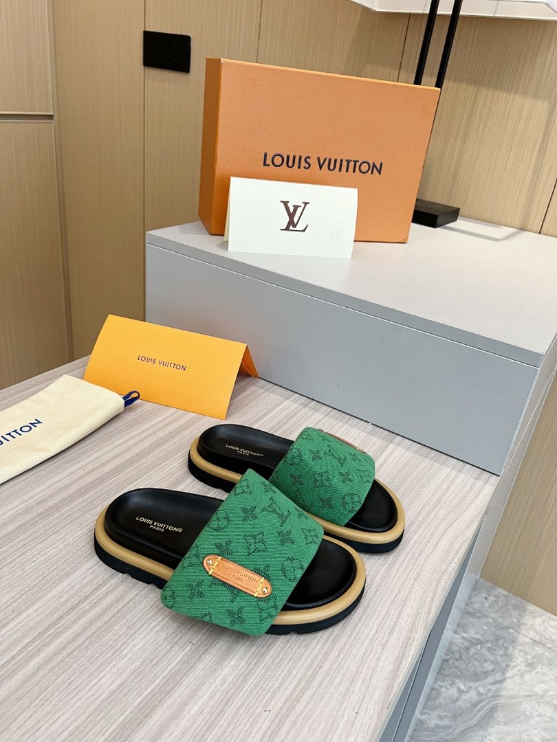 Louis Vuitton Velcro Slippers - Image 4