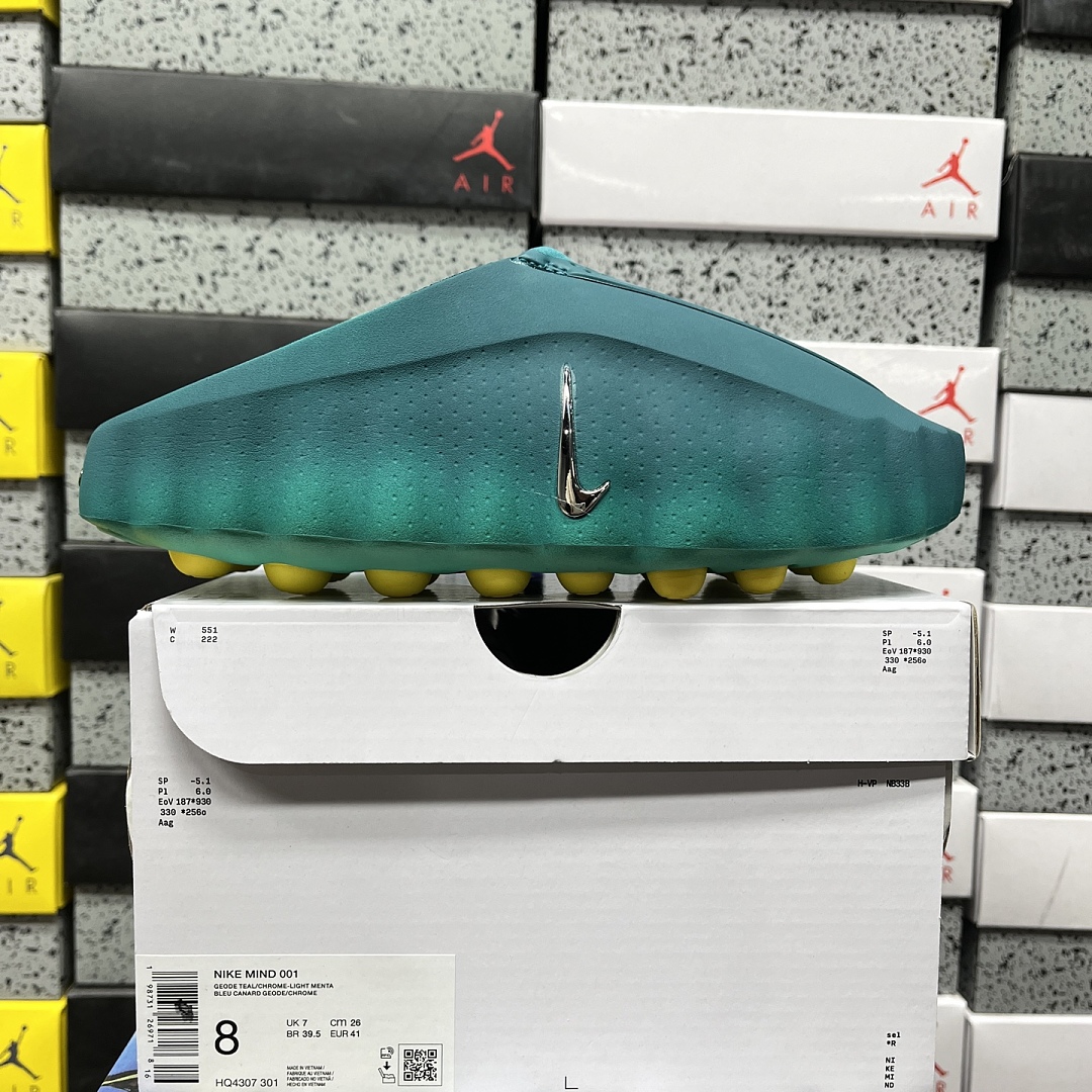 Nike Mind 001 Slide Geode Teal Light Menta