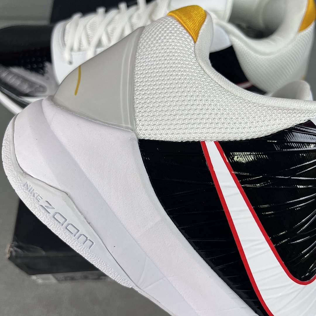 Nike Kobe 5 Protro Bruce Lee Alternate (Black White) - Image 7