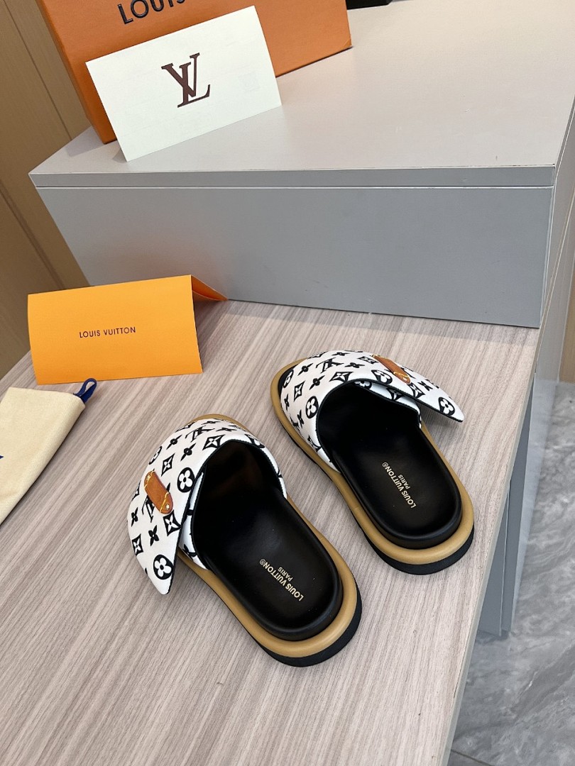 Louis Vuitton Velcro Slippers - Image 3