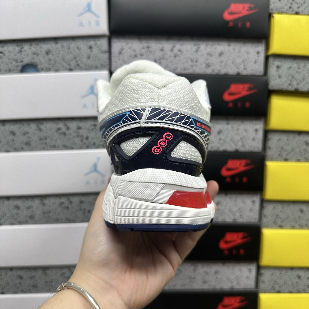 ASICS Gel-Kayano 20 (Cream Blue Red) - Image 9