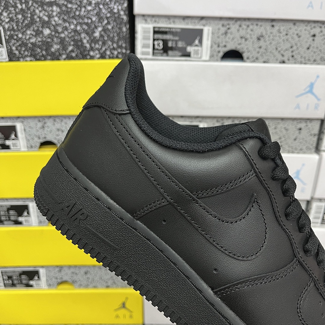 Nike Air Force 1 Low '07 (Black) - Image 9