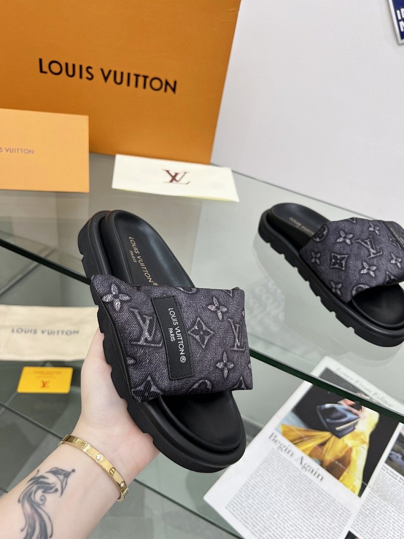 Louis Vuitton Velcro Slippers - Image 5