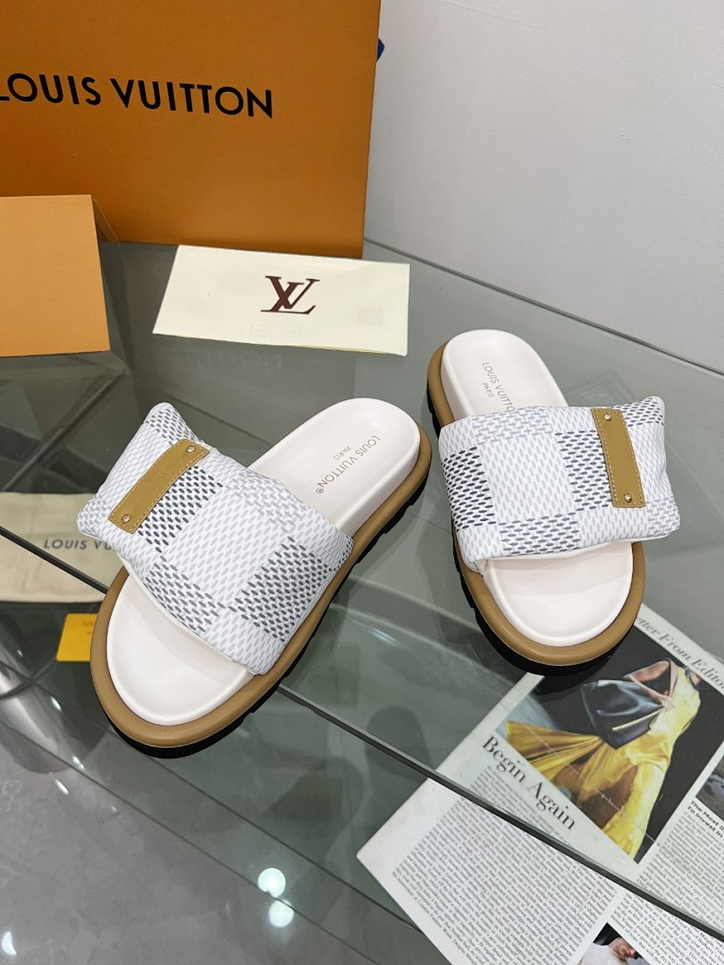 Louis Vuitton Velcro Slippers - Image 2
