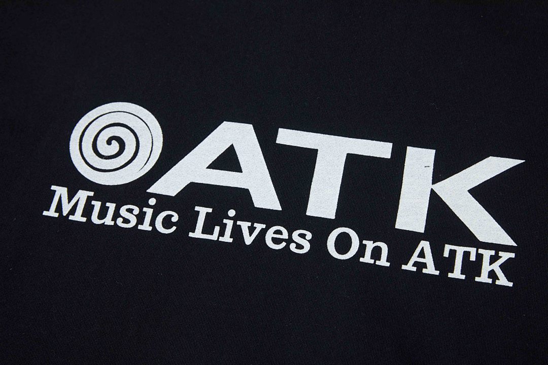 Gallery Dept 238 GALLERY DEPT MUSIC LIVES ON ATK HOODIE Patch Limited Exclusive Print : Washed Black S M L - Image 5