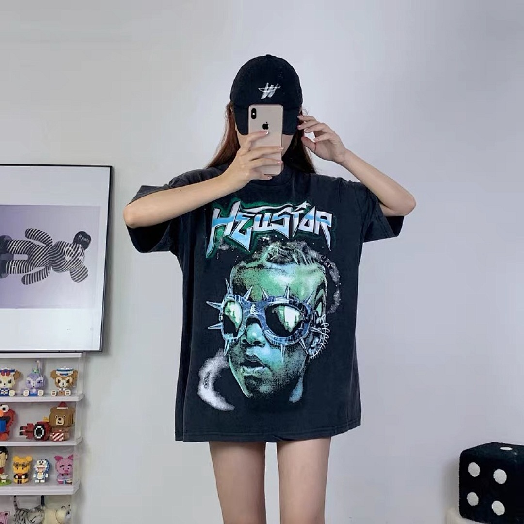 Hellstar 138 Hellstar Tee Star Water Short Sleeve T Black S-M-L-XL - Image 13