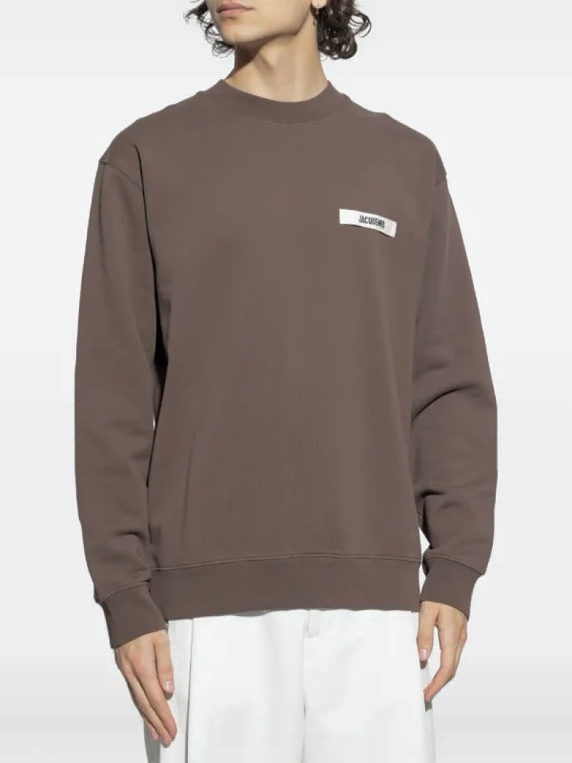 Unbranded 198 Jacquemus 26 New Embroidered Strap Label Logo Collar Top Black Beige Coffee Khaki S-XL - Image 15