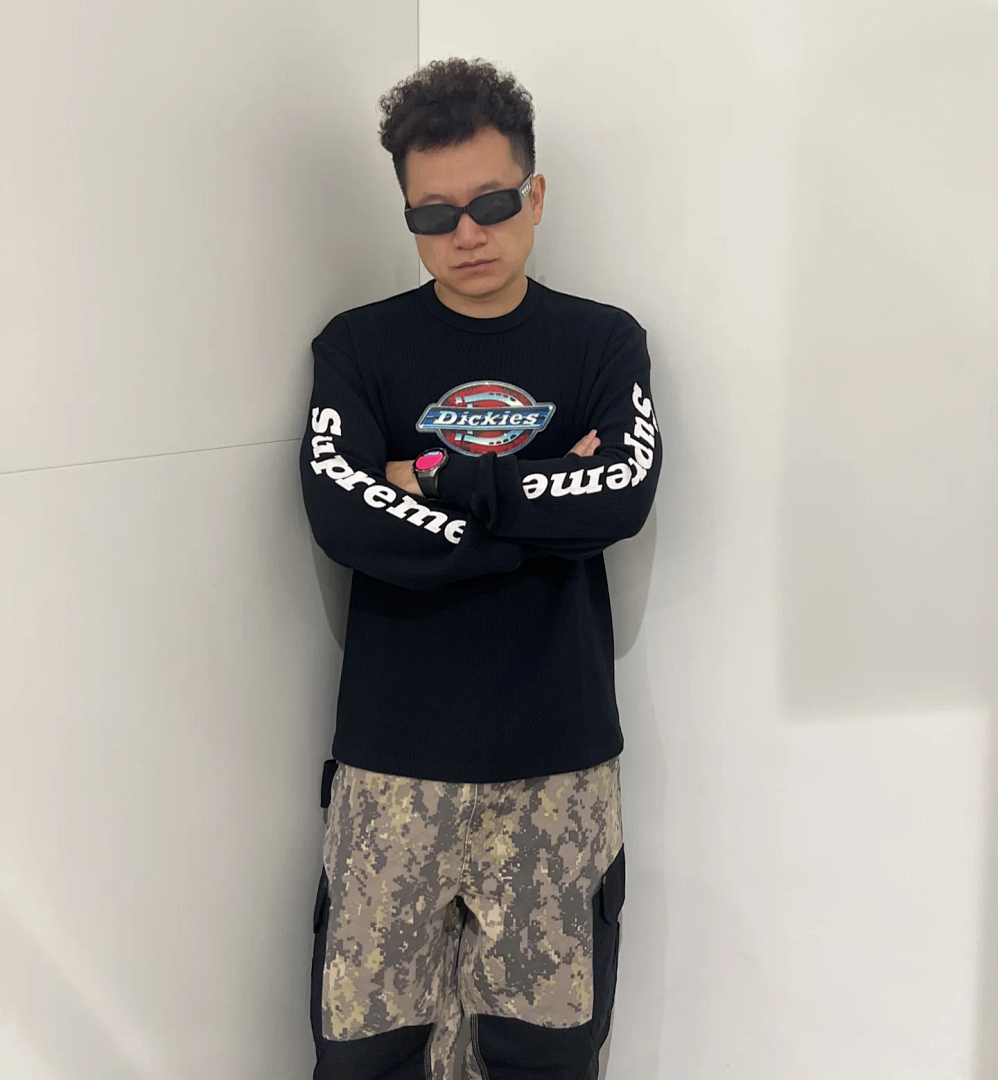 Off-White 228 DK Long Sleeve T X DICKIES Collab FW25 THERMAL L/S TEE Black Off White S - Image 31
