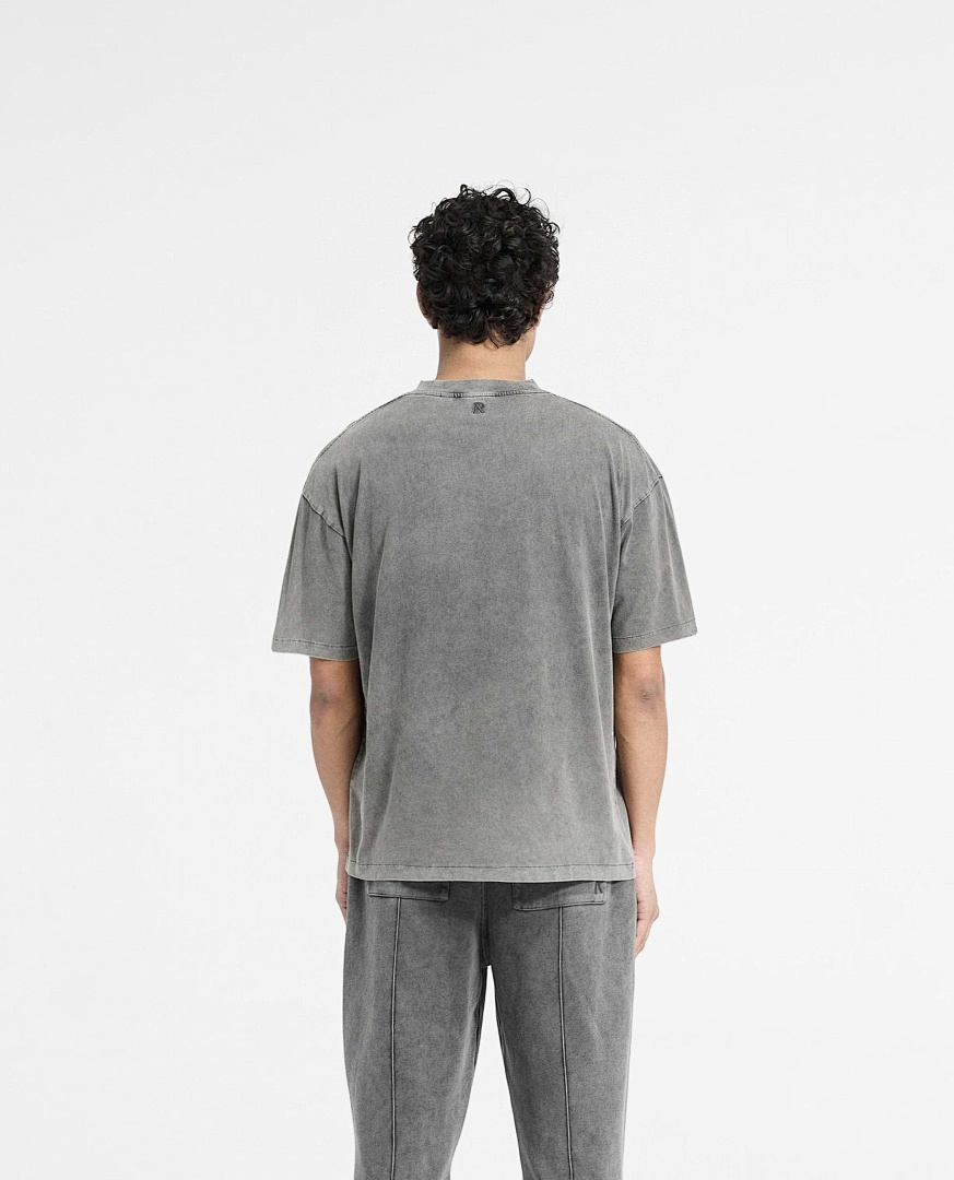 Represent 118 REPRESE Logo Embroidered Washed Short Sleeve T Sand Desert Yellow Black S-XL R3114# - Image 37