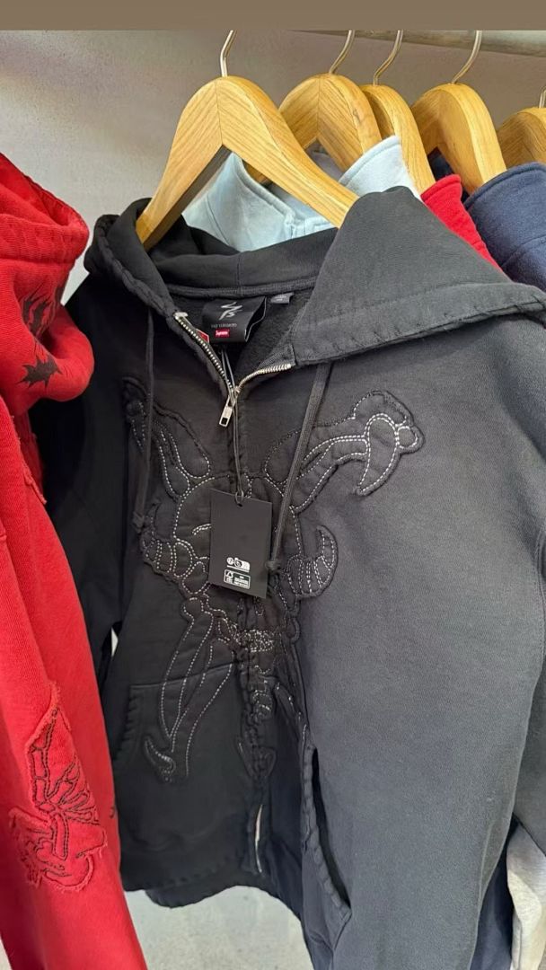 Supreme 498 YS Y'S BY YOHJI YAMAMOTO/ Mountain Collab ZIP UP HOODED / Black Light Apricot S - Image 27