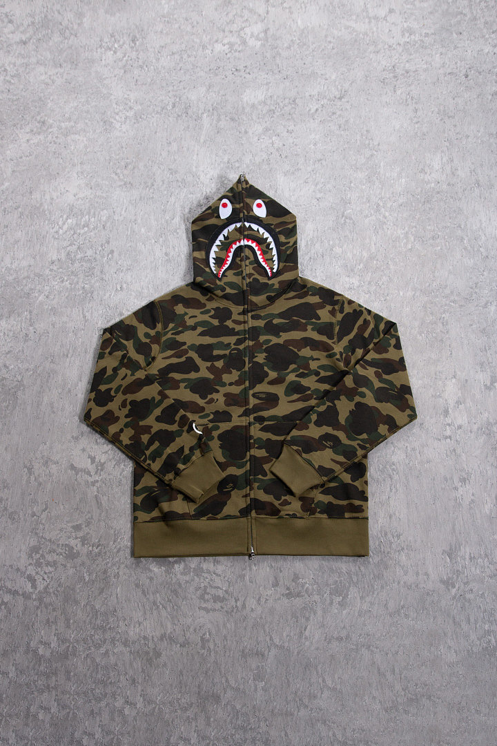 Bape 438 : Green Camo Red Yellow Purple Pink Blue Grey White Black S-XL - Image 3