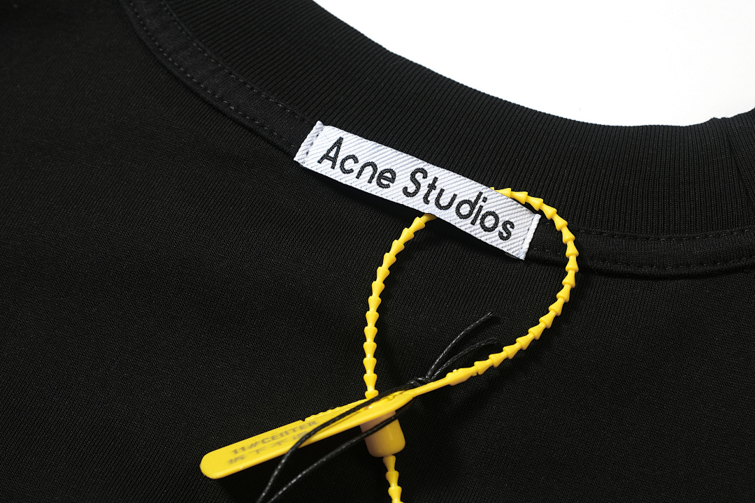 Acne Studios 158 AC Limited Exclusive Rhinestone LOGO Long Sleeve T Pink Black White Mountain Blue S-XL 8206# - Image 30