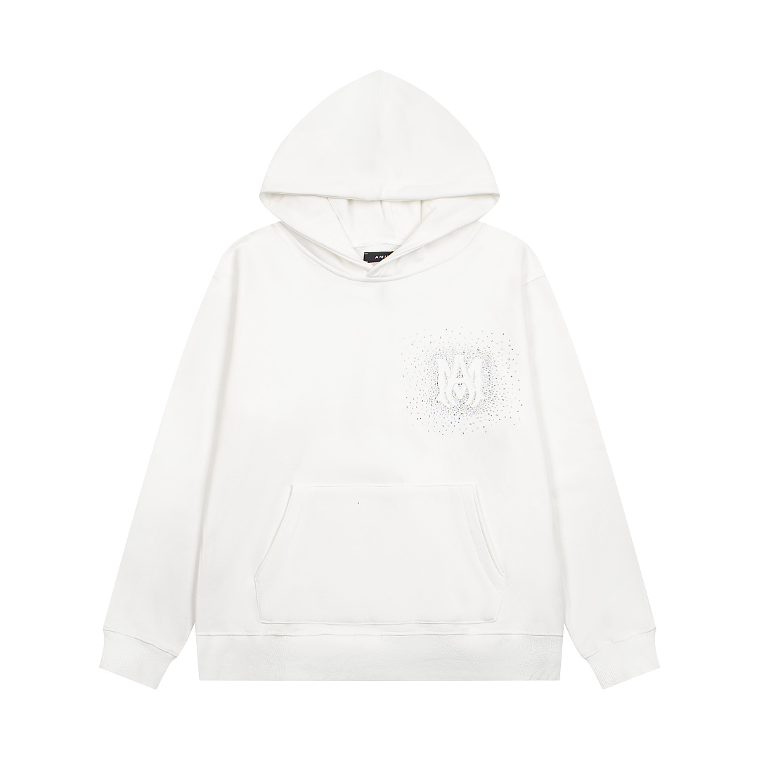 AMIRI 218 Wide Version Model Long Sleeve Black White S M L XL 606# - Image 32