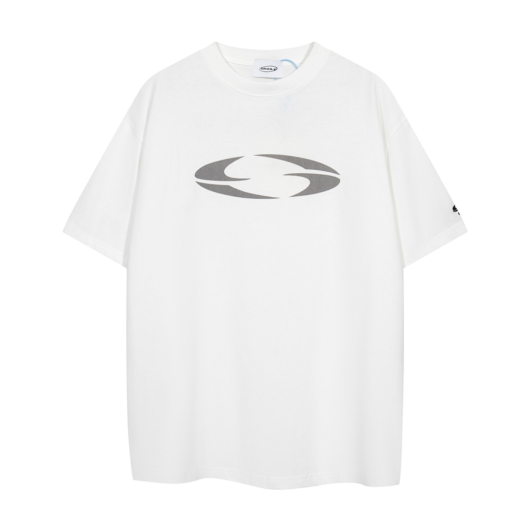 Unbranded 118 GRAILZ Logo Print Short Sleeve T Black White 1 2 3 G1906# - Image 18