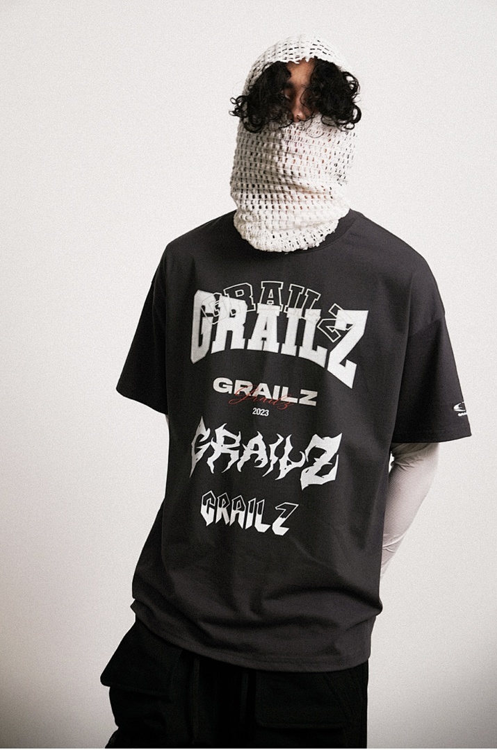 Unbranded 118 Grailz 23Ss MULTI LOGO Print Short Sleeve T Black White 1 2 3 G1907# - Image 22