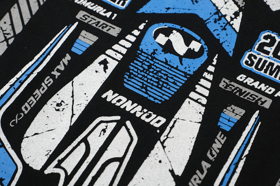 On Running 128 NONNOD Print Short Sleeve T Black 1 2 3 3437# - Image 9