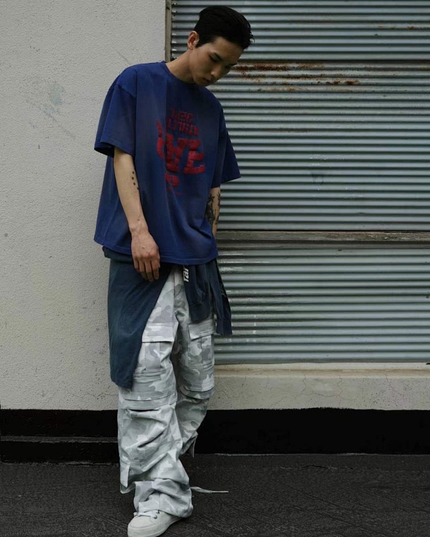 Bape 338 FAR CAMO CARGO PANT Snow Green Grey S-L 7267# - Image 41