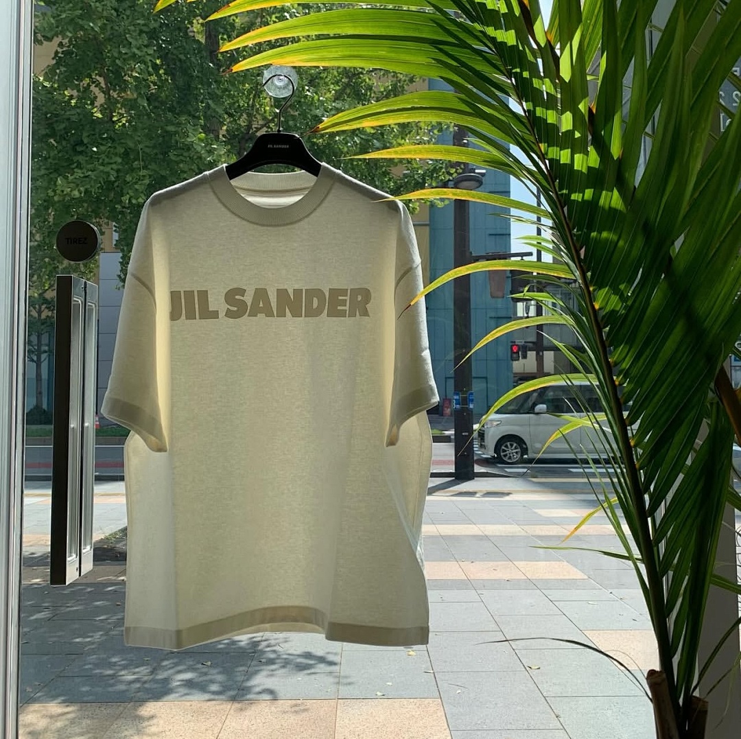 Unbranded 108 JIL SANDER Label Print Logo Short Sleeve T Black White Cream Apricot S-XL J9888# - Image 64