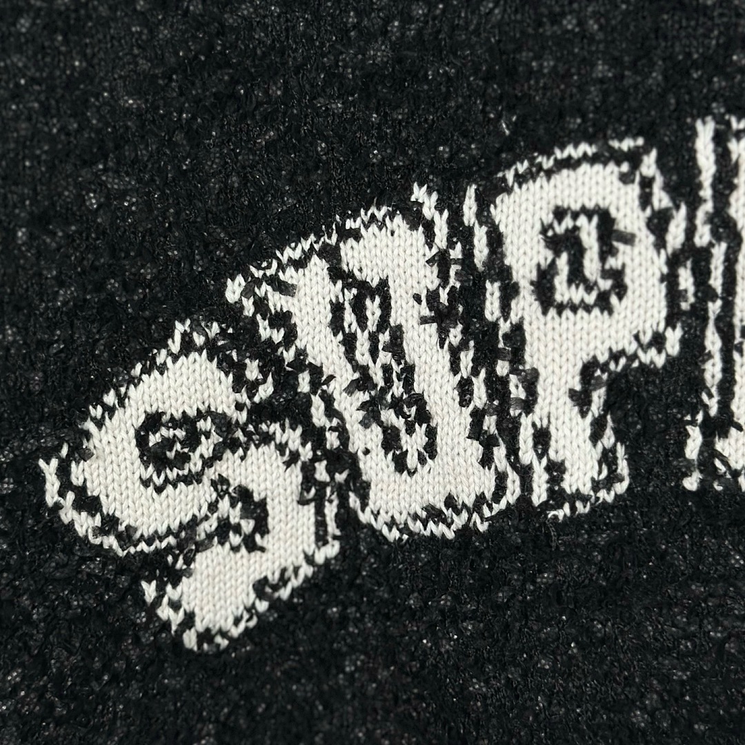Supreme 368 SS25 TEXTURED ARC SWEATER Fleece Velvet Black Apricot Pink S-XL - Image 13