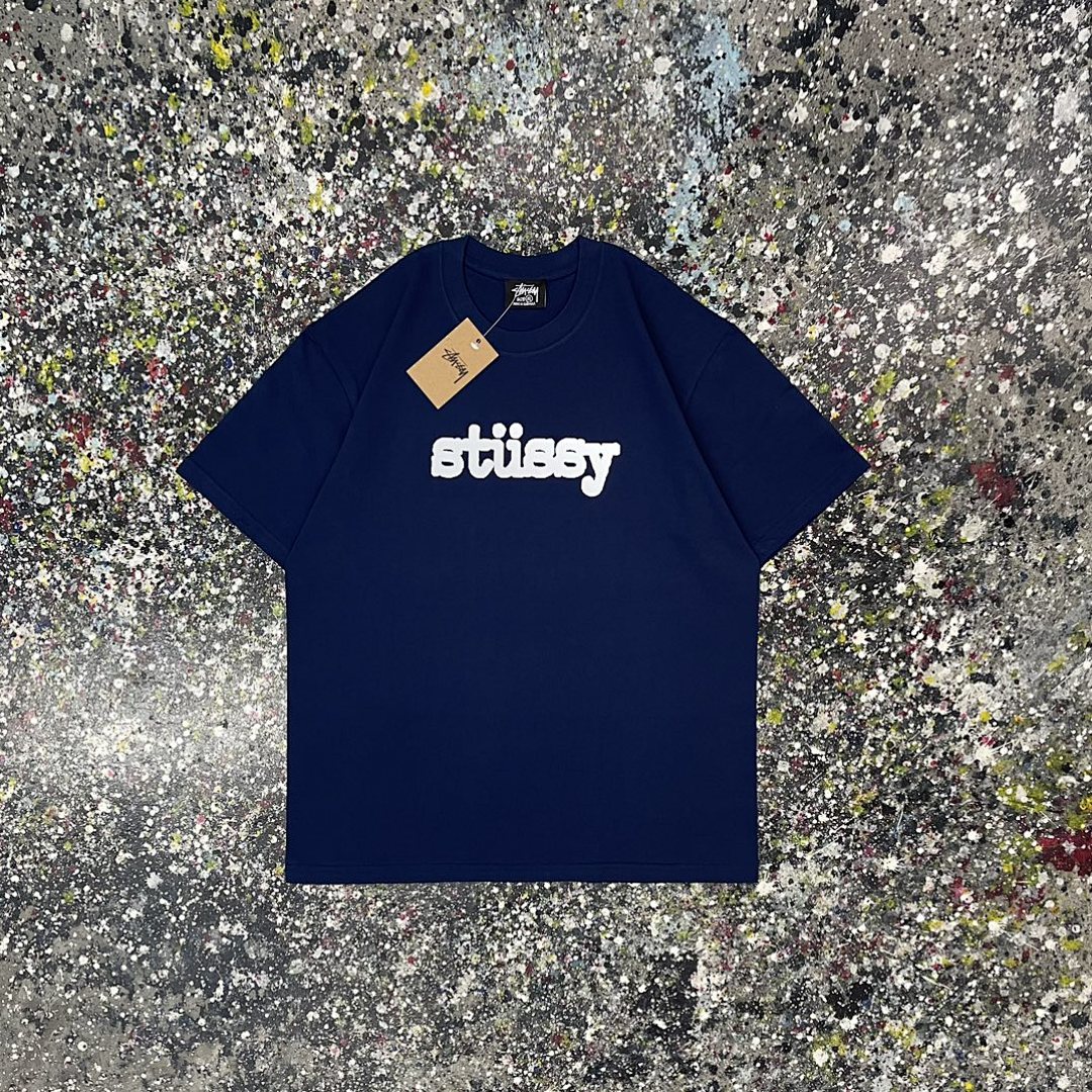 Stussy 108 Stu Light Print Short Sleeve T : Black White Grey Green S Ｍ L XL XXL - Image 4