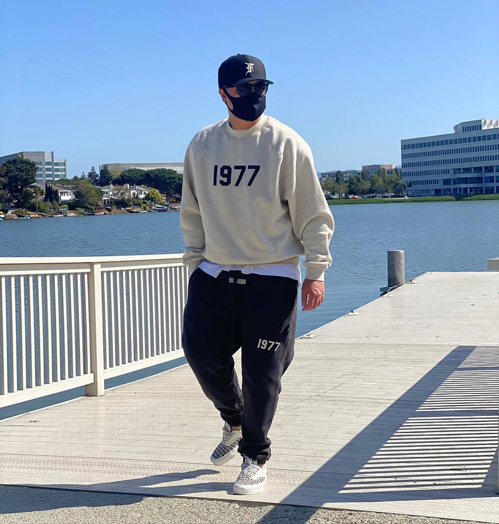 Essentials 178 ESS SWEATPANTS 1977 Long Black Iron Dark Oatmeal XS-XL 6082# - Image 26