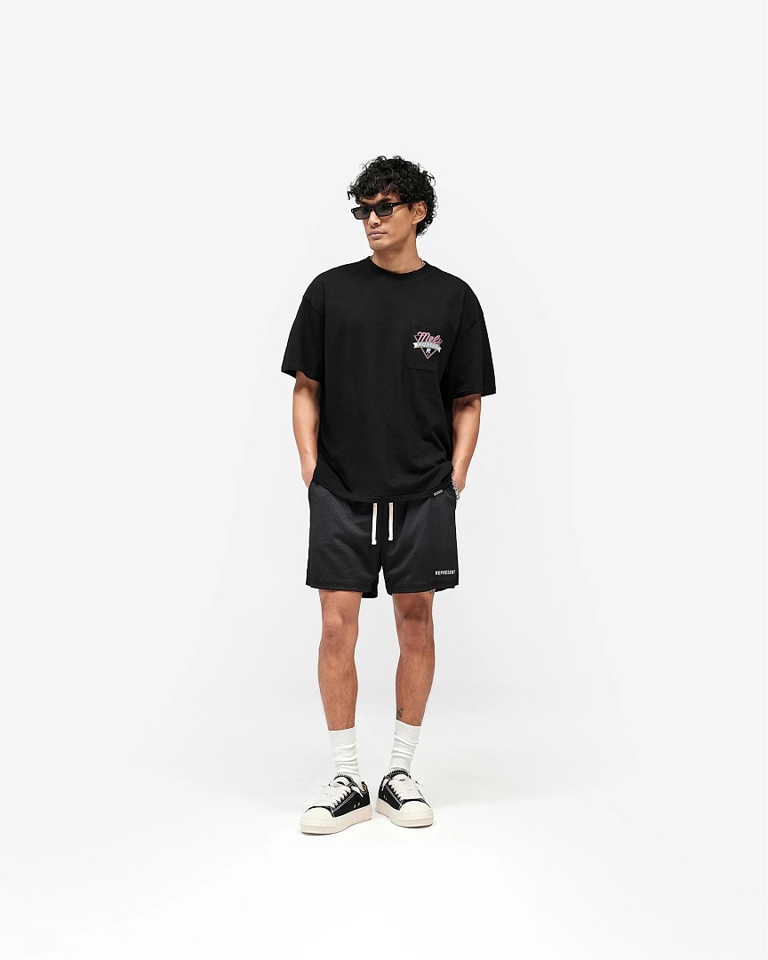 Represent 148 REPRESENT Short : Black Grey S M L - Image 27