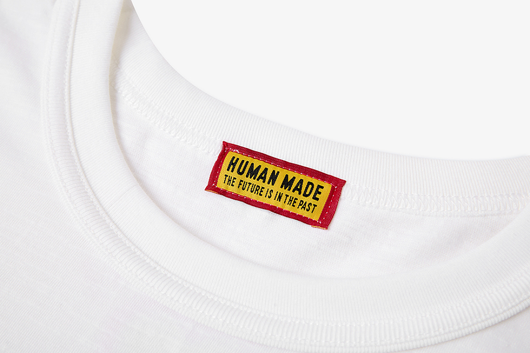 Human Made 118 Human Made X Mickey Mouse Club Tee Cream Classic Collab Limited Exclusive Khaki Print Cotton Short Sleeve T : White S M L - Image 6
