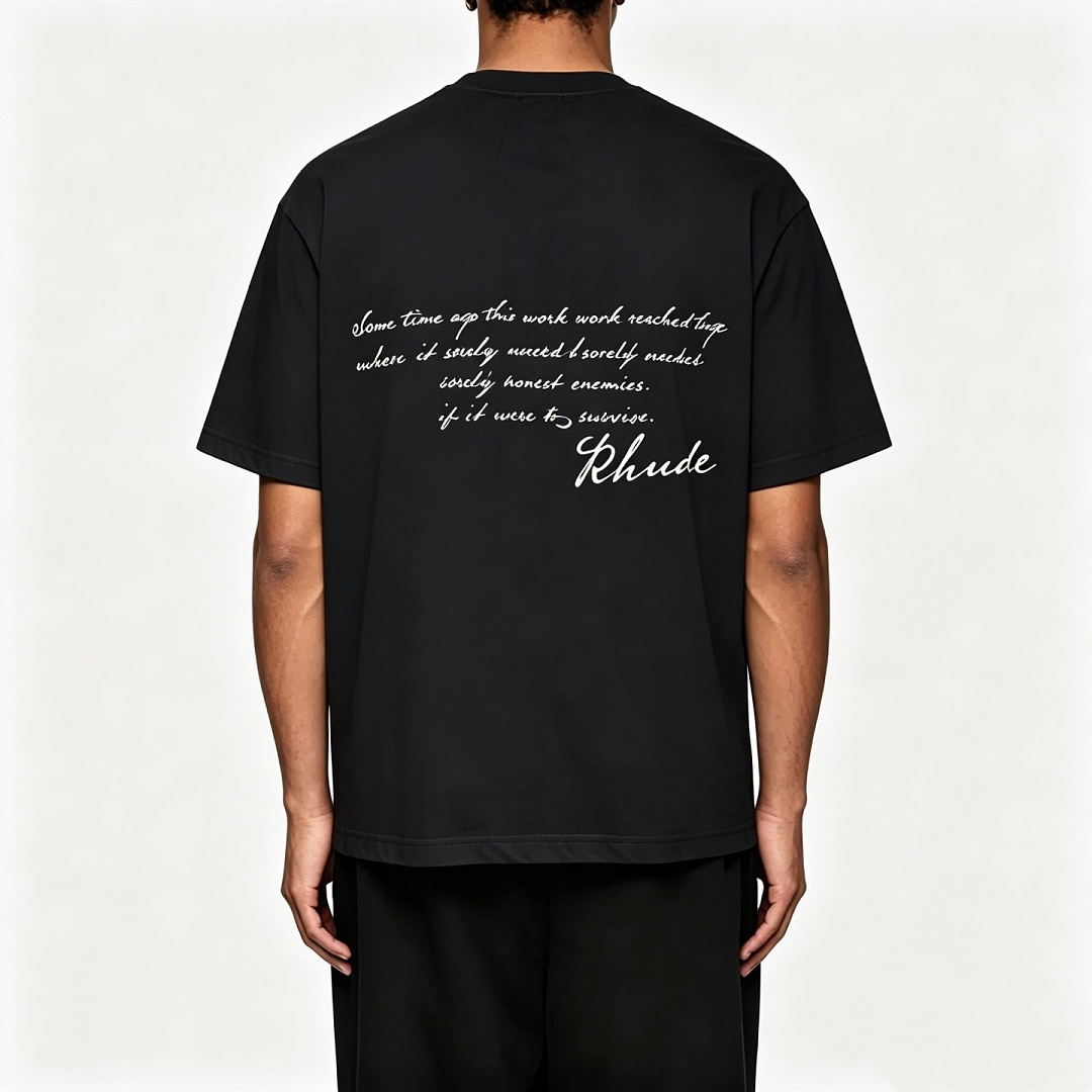 Unbranded 118 RHUD Montenegro Monda Wind Print Short Sleeve T : S M L XL (Black) - Image 23