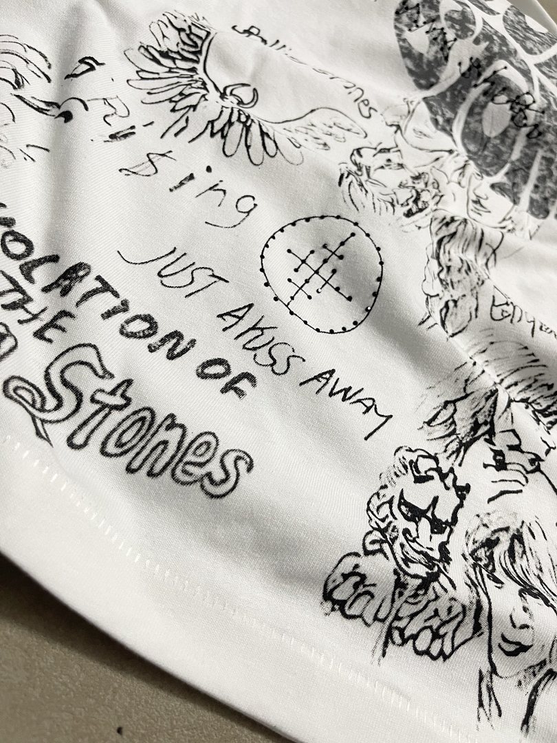 Off-White 128 Paly Hollywood × The Rolling Stones Collab Long Sleeve T : Off White S M L - Image 9