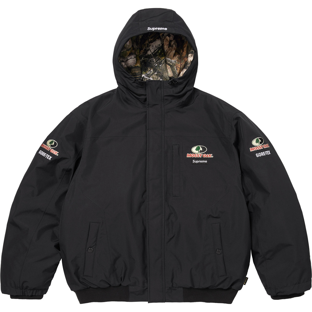 Bape 658 GORE TEX MOSSY OAK Black Camo Red S M L - Image 3