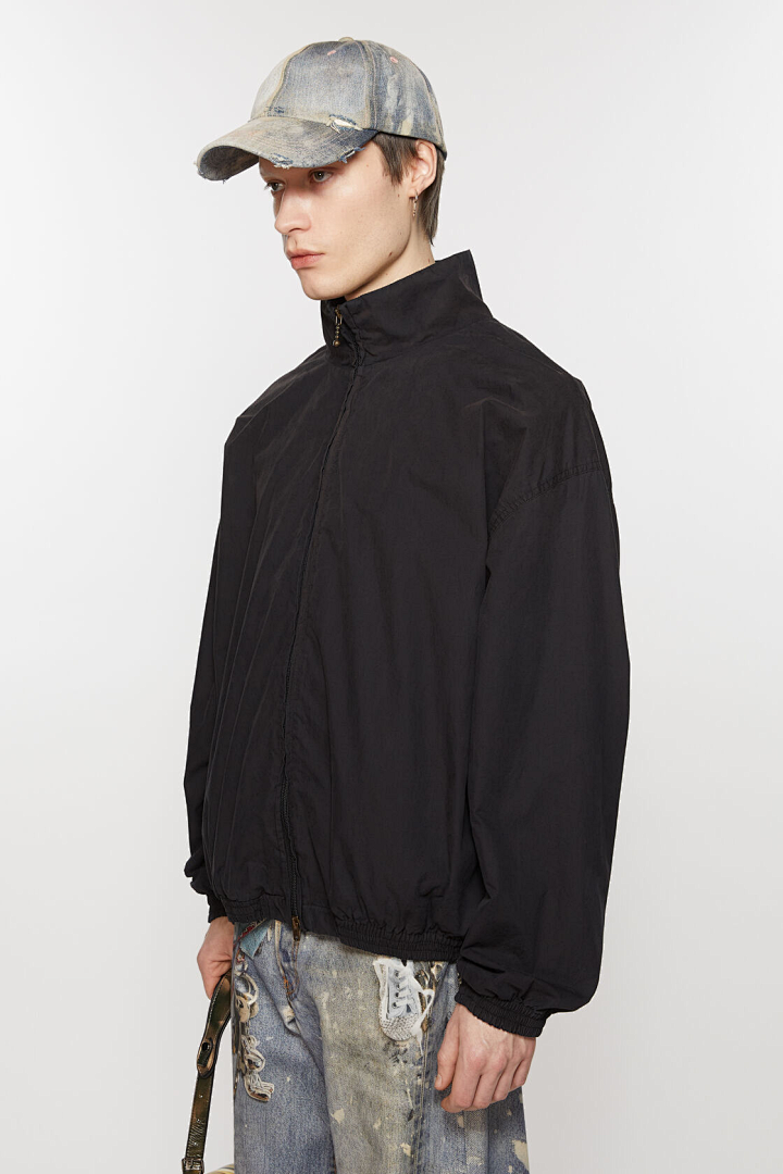 Off-White 288 AC Logo Zipper Jacket Print Wind Black Off White S-XL 3396# - Image 47