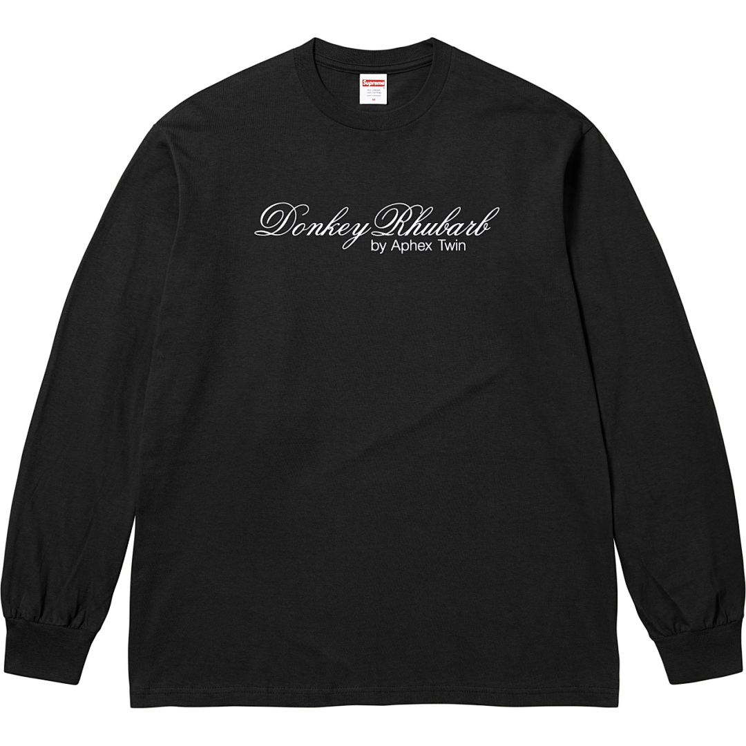 Supreme 198 SUP APHEX TWIN KONKEY RHUBARD Short Sleeve T Black White S-XL - Image 4