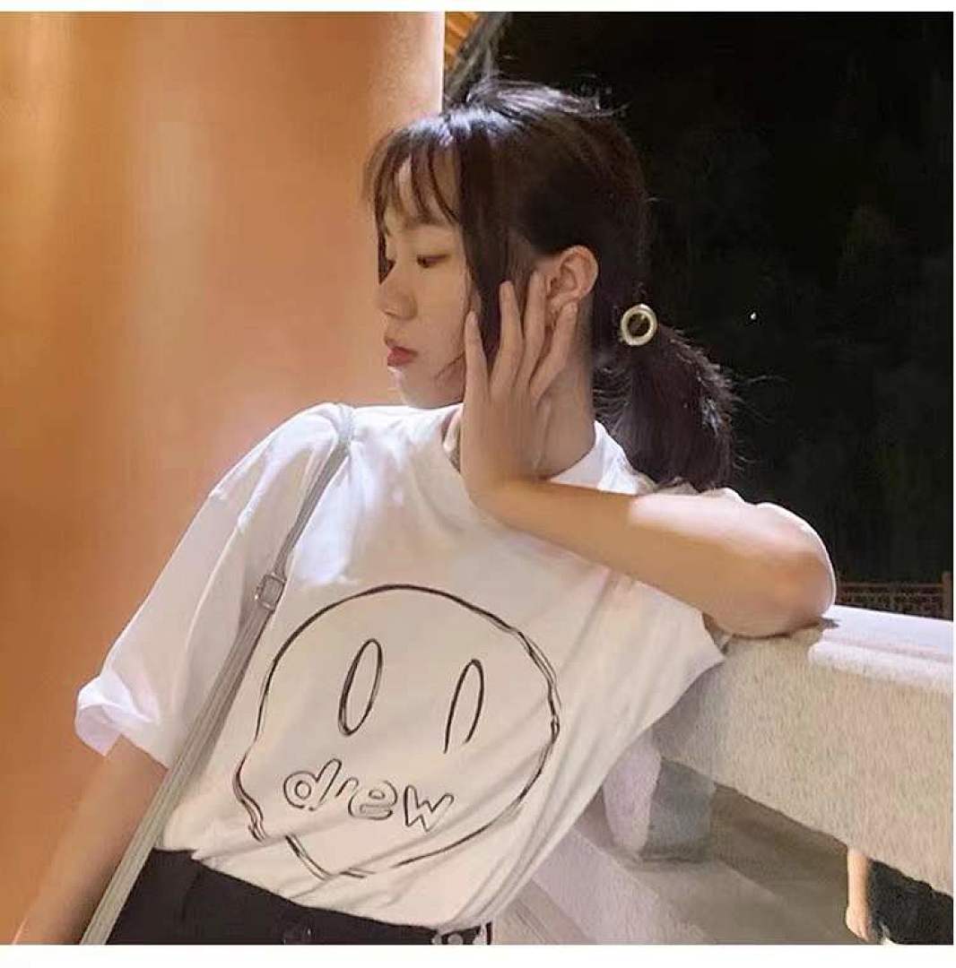 Drew House 98 Drew House Print Wide Short Sleeve White S-XL # - Image 19