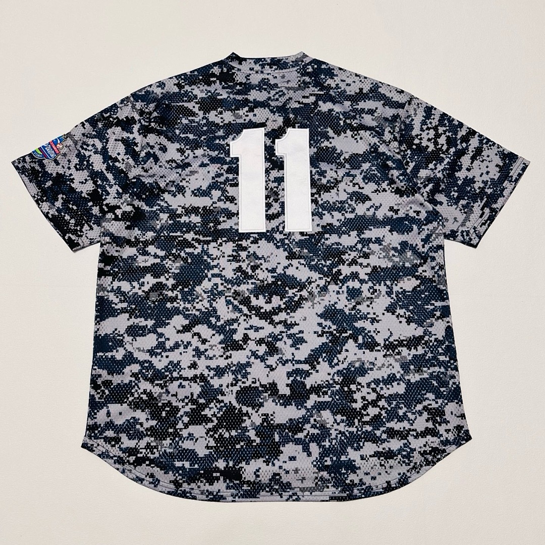 Bape 198 SS25 S LOGO BASEBALL HENLEY TEE Collar T (Black White Blue Pink Green Camo) - Image 22
