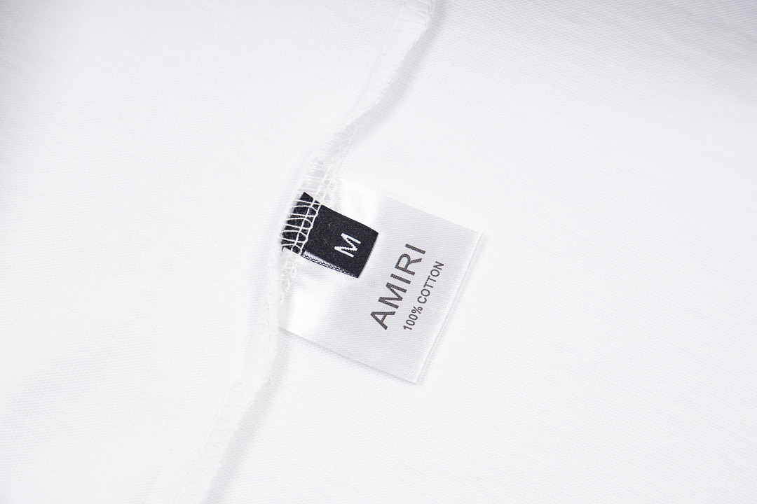 AMIRI 118 Logo Floral Print Short Sleeve T Black White S M L XL 9938# - Image 24