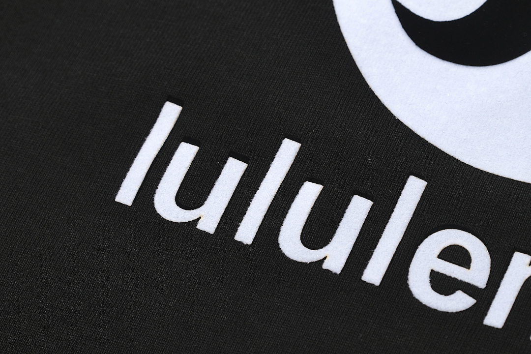 Unbranded 108 LULU Wind Label Logo Short Sleeve T Black S-XL L9100# - Image 6