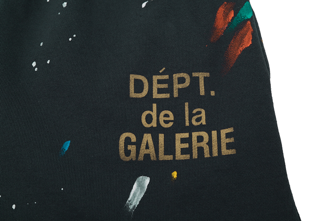 Gallery Dept 158 GALLERY DEPT Ink LOGO Print Short Grey Black Blue Purple S-XL 7164# - Image 21