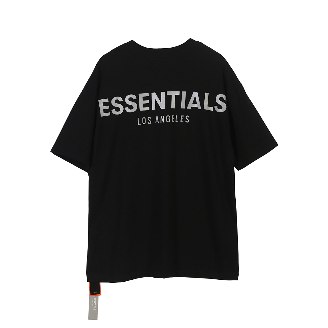 Essentials 108 Los Angeles Limited ESS 3M Light T Short Sleeve Black White Grey S-XL 6639# - Image 5