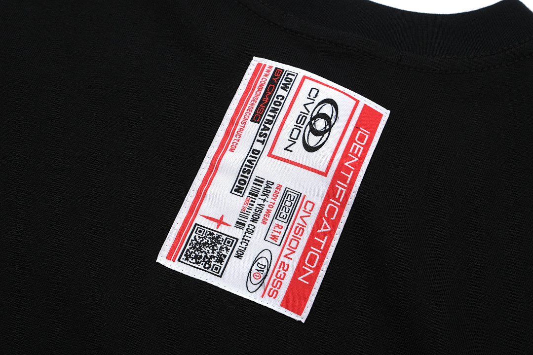 On Running 108 CIVISION By CSC Embroidered LOGO Label Short Sleeve T Black 1 2 3 3410# - Image 10