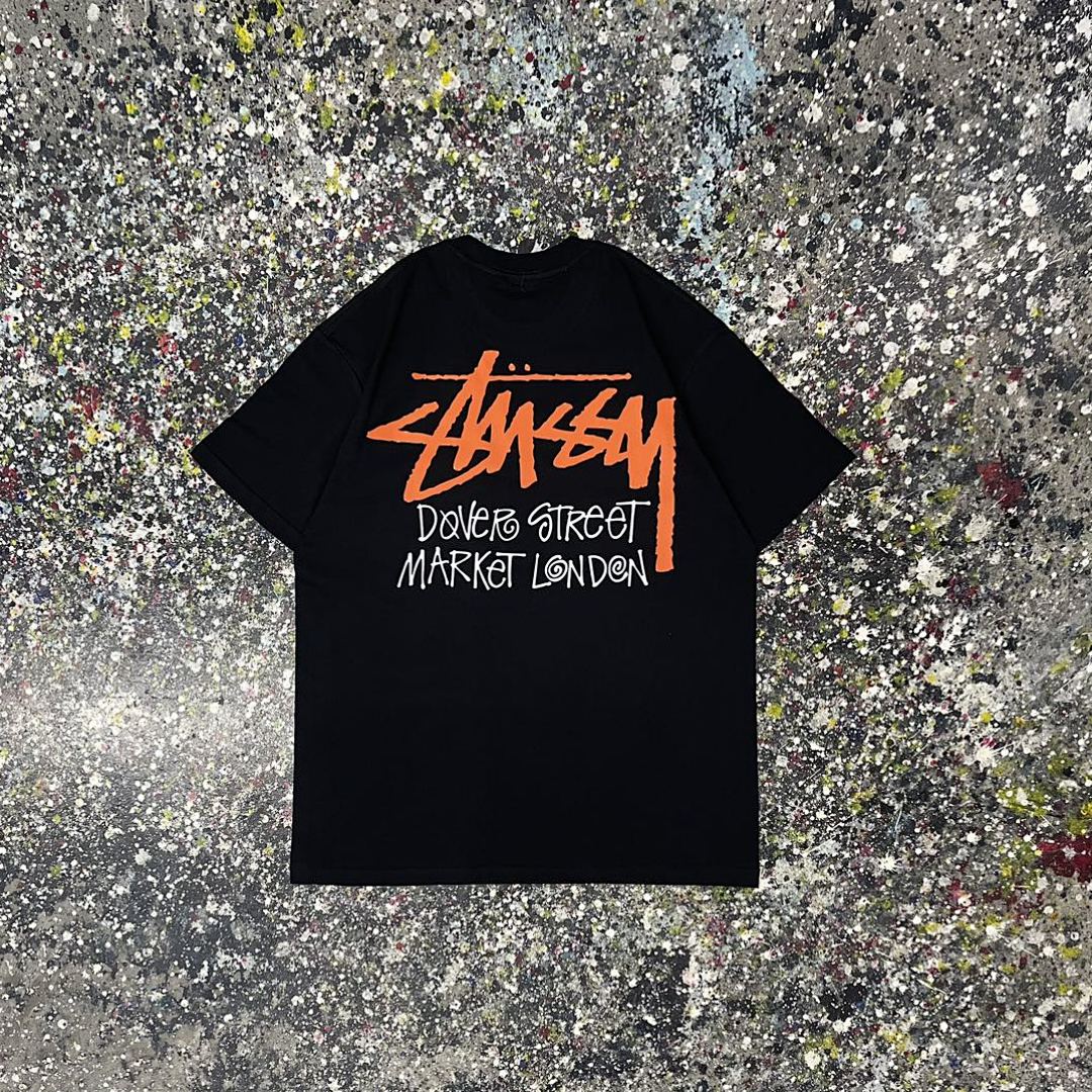 Stussy 108 Stu Short Sleeve T : Black White S Ｍ L XL XXL - Image 4
