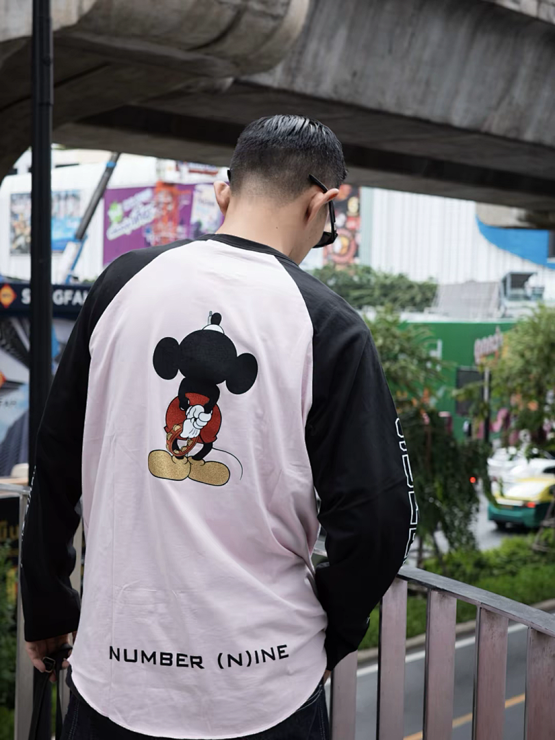 Supreme 218 Cream Long Sleeve NUMBER INE MICKEY RAGLAN L/S (N) - Image 39